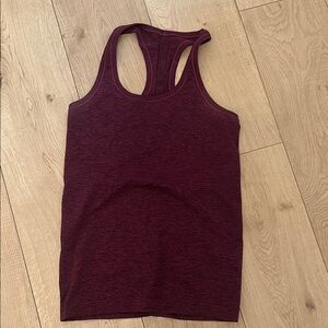 Lululemon Athletica Maroon/Purple Tank Top